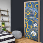 Eels NAIDOC Week 2026 Personalised Door Cover 50 Years of Deadly Aboriginal Art