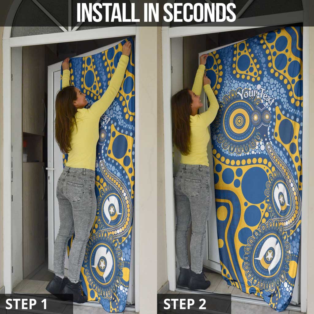Eels NAIDOC Week 2026 Personalised Door Cover 50 Years of Deadly Aboriginal Art