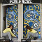 Eels NAIDOC Week 2026 Personalised Door Cover 50 Years of Deadly Aboriginal Art