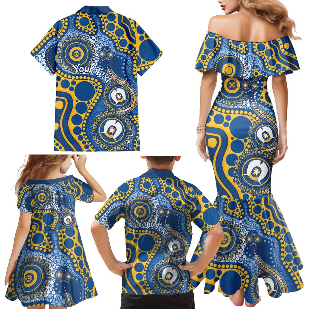 Eels NAIDOC Week 2026 Personalised Family Matching Mermaid Dress and Hawaiian Shirt 50 Years of Deadly Aboriginal Art