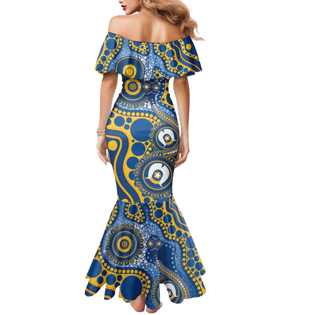 Eels NAIDOC Week 2026 Personalised Family Matching Mermaid Dress and Hawaiian Shirt 50 Years of Deadly Aboriginal Art