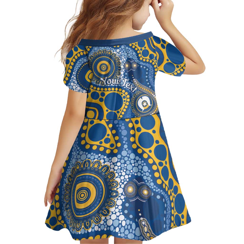 Eels NAIDOC Week 2026 Personalised Family Matching Off Shoulder Short Dress and Hawaiian Shirt 50 Years of Deadly Aboriginal Art