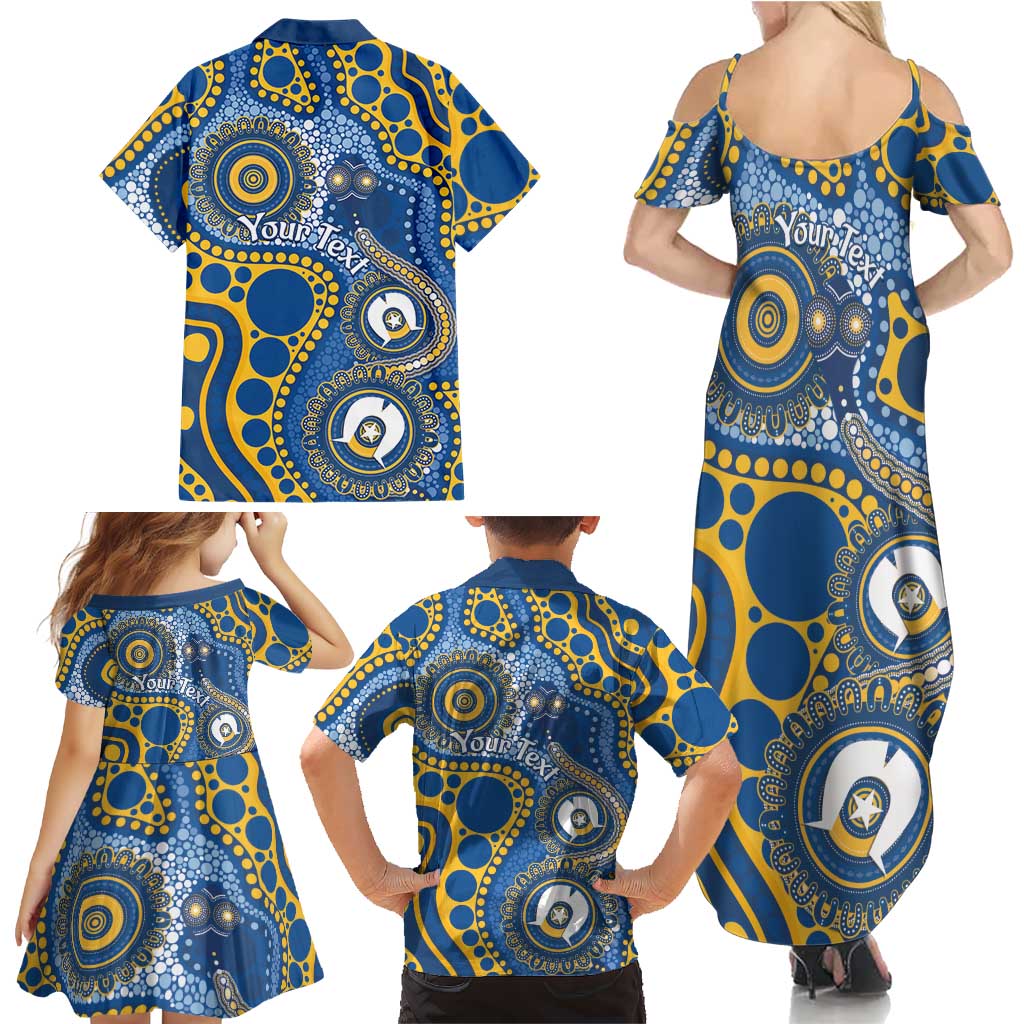 Eels NAIDOC Week 2026 Personalised Family Matching Summer Maxi Dress and Hawaiian Shirt 50 Years of Deadly Aboriginal Art