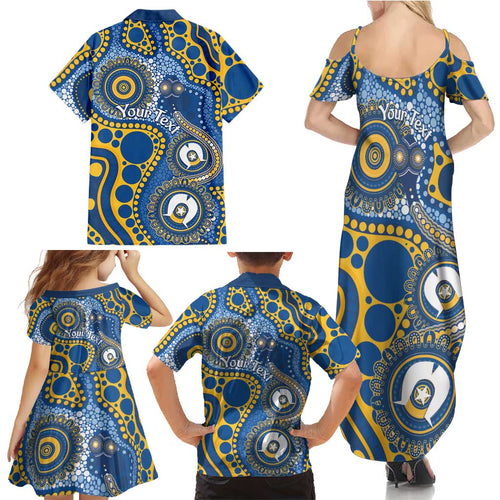 Eels NAIDOC Week 2026 Personalised Family Matching Summer Maxi Dress and Hawaiian Shirt 50 Years of Deadly Aboriginal Art