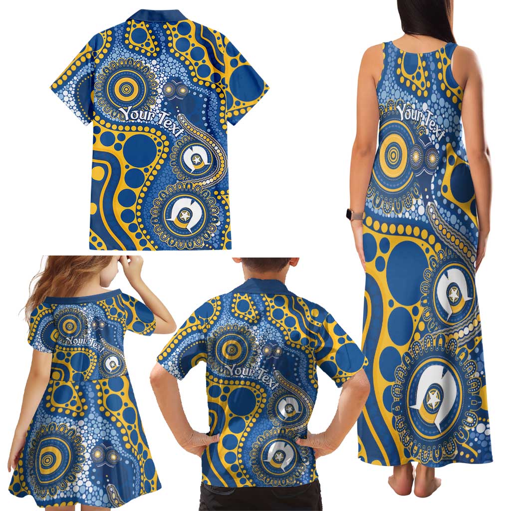 Eels NAIDOC Week 2026 Personalised Family Matching Tank Maxi Dress and Hawaiian Shirt 50 Years of Deadly Aboriginal Art