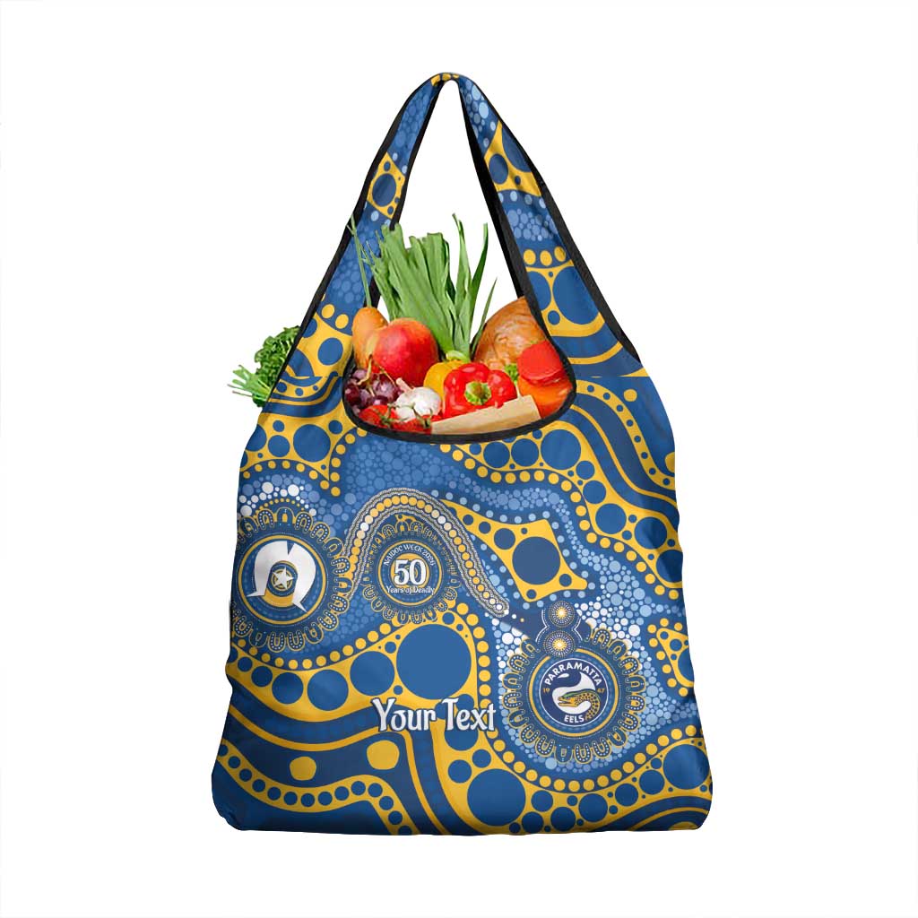 Eels NAIDOC Week 2026 Personalised Grocery Bag 50 Years of Deadly Aboriginal Art