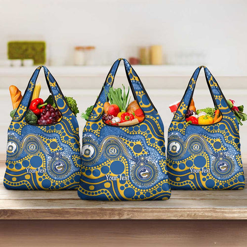 Eels NAIDOC Week 2026 Personalised Grocery Bag 50 Years of Deadly Aboriginal Art
