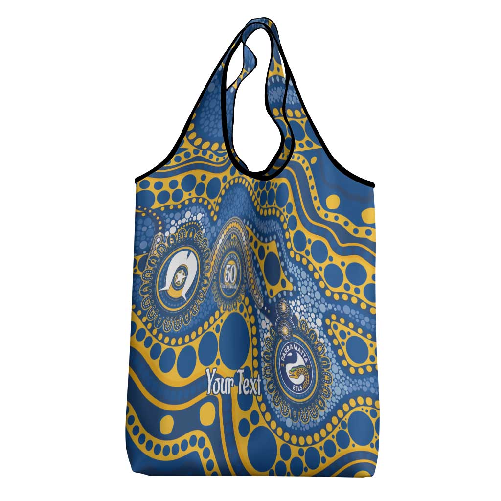 Eels NAIDOC Week 2026 Personalised Grocery Bag 50 Years of Deadly Aboriginal Art