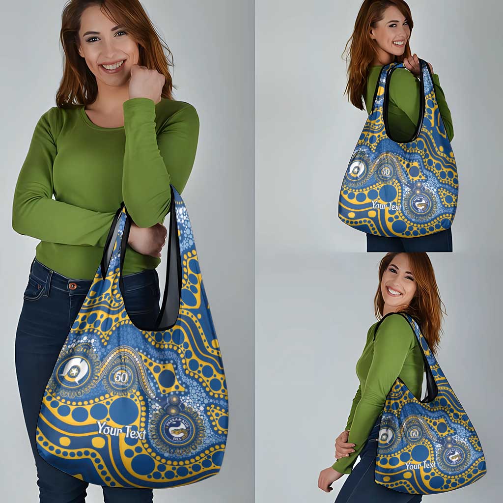 Eels NAIDOC Week 2026 Personalised Grocery Bag 50 Years of Deadly Aboriginal Art
