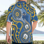 Eels NAIDOC Week 2026 Personalised Hawaiian Shirt 50 Years of Deadly Aboriginal Art