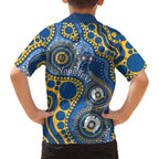Eels NAIDOC Week 2026 Personalised Hawaiian Shirt 50 Years of Deadly Aboriginal Art
