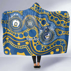 Eels NAIDOC Week 2026 Personalised Hooded Blanket 50 Years of Deadly Aboriginal Art
