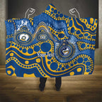 Eels NAIDOC Week 2026 Personalised Hooded Blanket 50 Years of Deadly Aboriginal Art