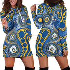 Eels NAIDOC Week 2026 Personalised Hoodie Dress 50 Years of Deadly Aboriginal Art