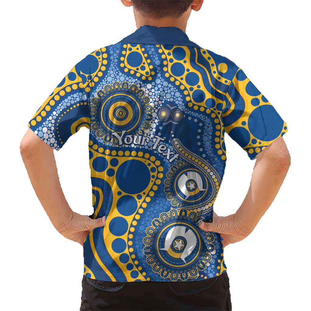 Eels NAIDOC Week 2026 Personalised Kid Hawaiian Shirt 50 Years of Deadly Aboriginal Art