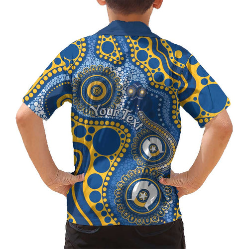Eels NAIDOC Week 2026 Personalised Kid Hawaiian Shirt 50 Years of Deadly Aboriginal Art