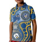 Eels NAIDOC Week 2026 Personalised Kid Polo Shirt 50 Years of Deadly Aboriginal Art