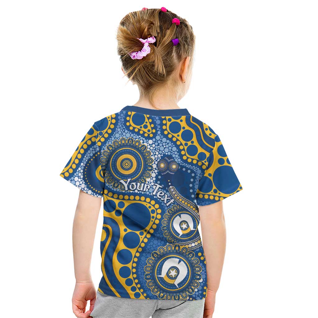Eels NAIDOC Week 2026 Personalised Kid T Shirt 50 Years of Deadly Aboriginal Art