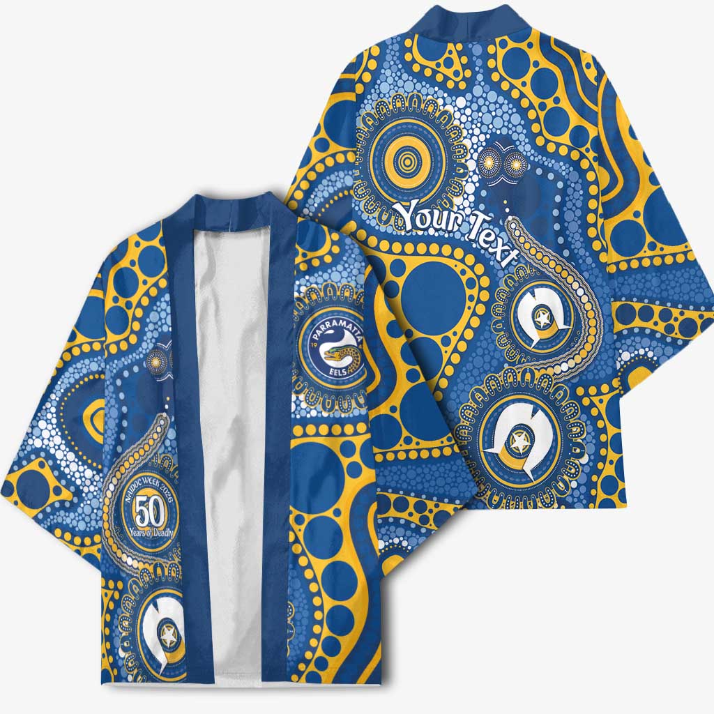 Eels NAIDOC Week 2026 Personalised Kimono 50 Years of Deadly Aboriginal Art
