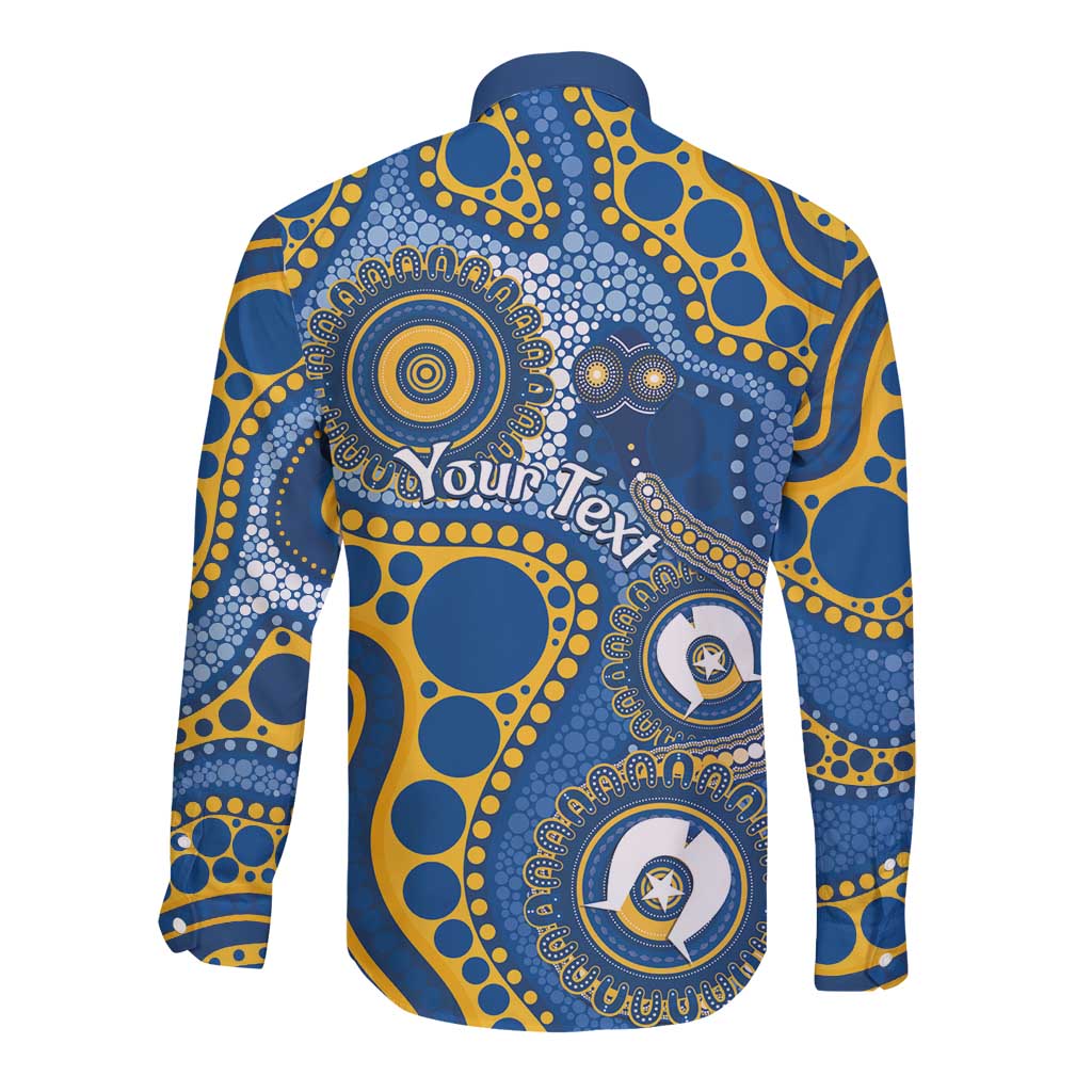 Eels NAIDOC Week 2026 Personalised Long Sleeve Button Shirt 50 Years of Deadly Aboriginal Art