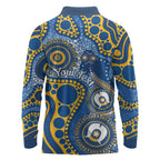 Eels NAIDOC Week 2026 Personalised Long Sleeve Polo Shirt 50 Years of Deadly Aboriginal Art