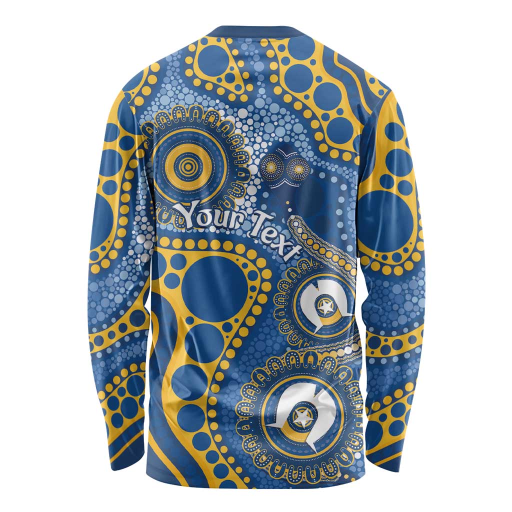 Eels NAIDOC Week 2026 Personalised Long Sleeve Shirt 50 Years of Deadly Aboriginal Art