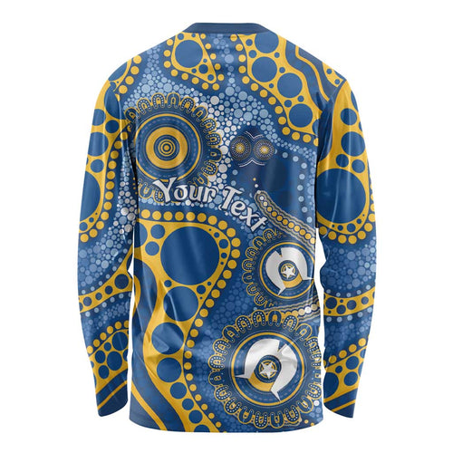 Eels NAIDOC Week 2026 Personalised Long Sleeve Shirt 50 Years of Deadly Aboriginal Art