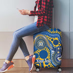 Eels NAIDOC Week 2026 Personalised Luggage Cover 50 Years of Deadly Aboriginal Art