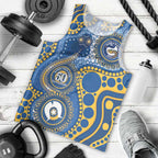 Eels NAIDOC Week 2026 Personalised Men Tank Top 50 Years of Deadly Aboriginal Art