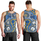 Eels NAIDOC Week 2026 Personalised Men Tank Top 50 Years of Deadly Aboriginal Art