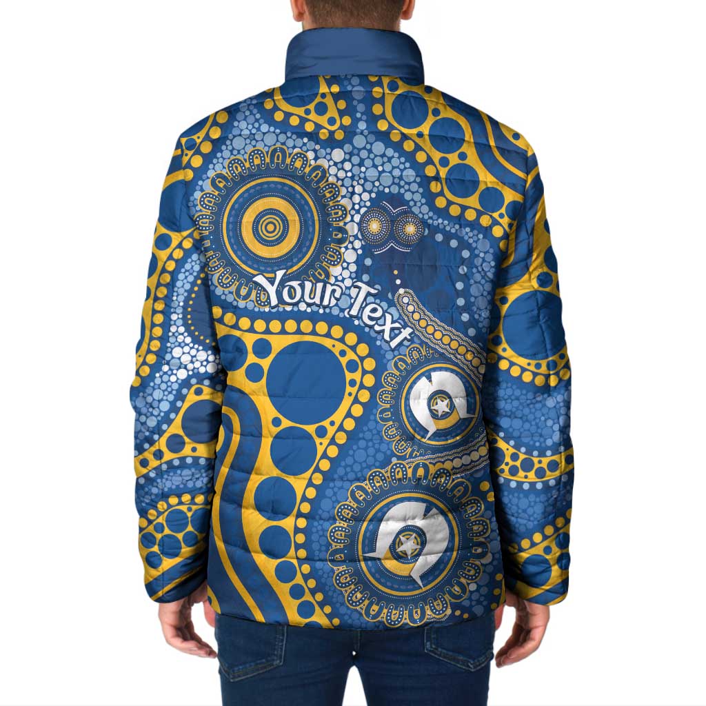Eels NAIDOC Week 2026 Personalised Padded Jacket 50 Years of Deadly Aboriginal Art