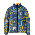 Eels NAIDOC Week 2026 Personalised Padded Jacket 50 Years of Deadly Aboriginal Art