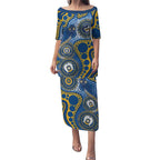 Eels NAIDOC Week 2026 Personalised Puletasi 50 Years of Deadly Aboriginal Art
