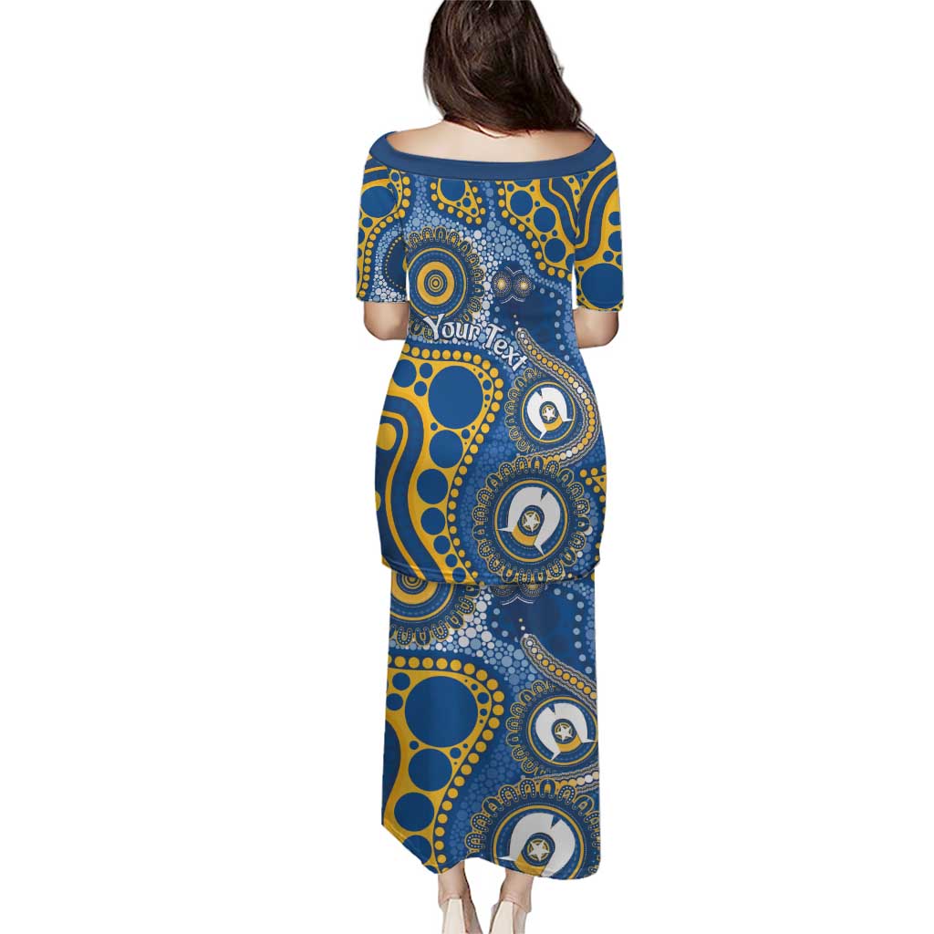 Eels NAIDOC Week 2026 Personalised Puletasi 50 Years of Deadly Aboriginal Art