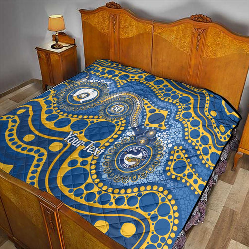 Eels NAIDOC Week 2026 Personalised Quilt 50 Years of Deadly Aboriginal Art
