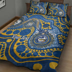 Eels NAIDOC Week 2026 Personalised Quilt Bed Set 50 Years of Deadly Aboriginal Art