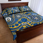 Eels NAIDOC Week 2026 Personalised Quilt Bed Set 50 Years of Deadly Aboriginal Art