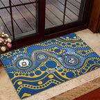 Eels NAIDOC Week 2026 Personalised Rubber Doormat 50 Years of Deadly Aboriginal Art