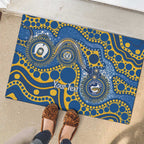 Eels NAIDOC Week 2026 Personalised Rubber Doormat 50 Years of Deadly Aboriginal Art