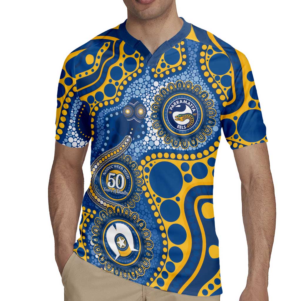 Eels NAIDOC Week 2026 Personalised Rugby Jersey 50 Years of Deadly Aboriginal Art