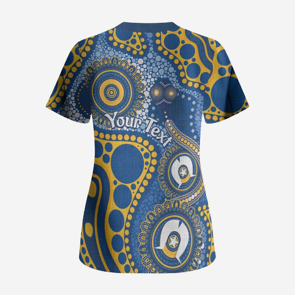 Eels NAIDOC Week 2026 Personalised Scrub Top 50 Years of Deadly Aboriginal Art