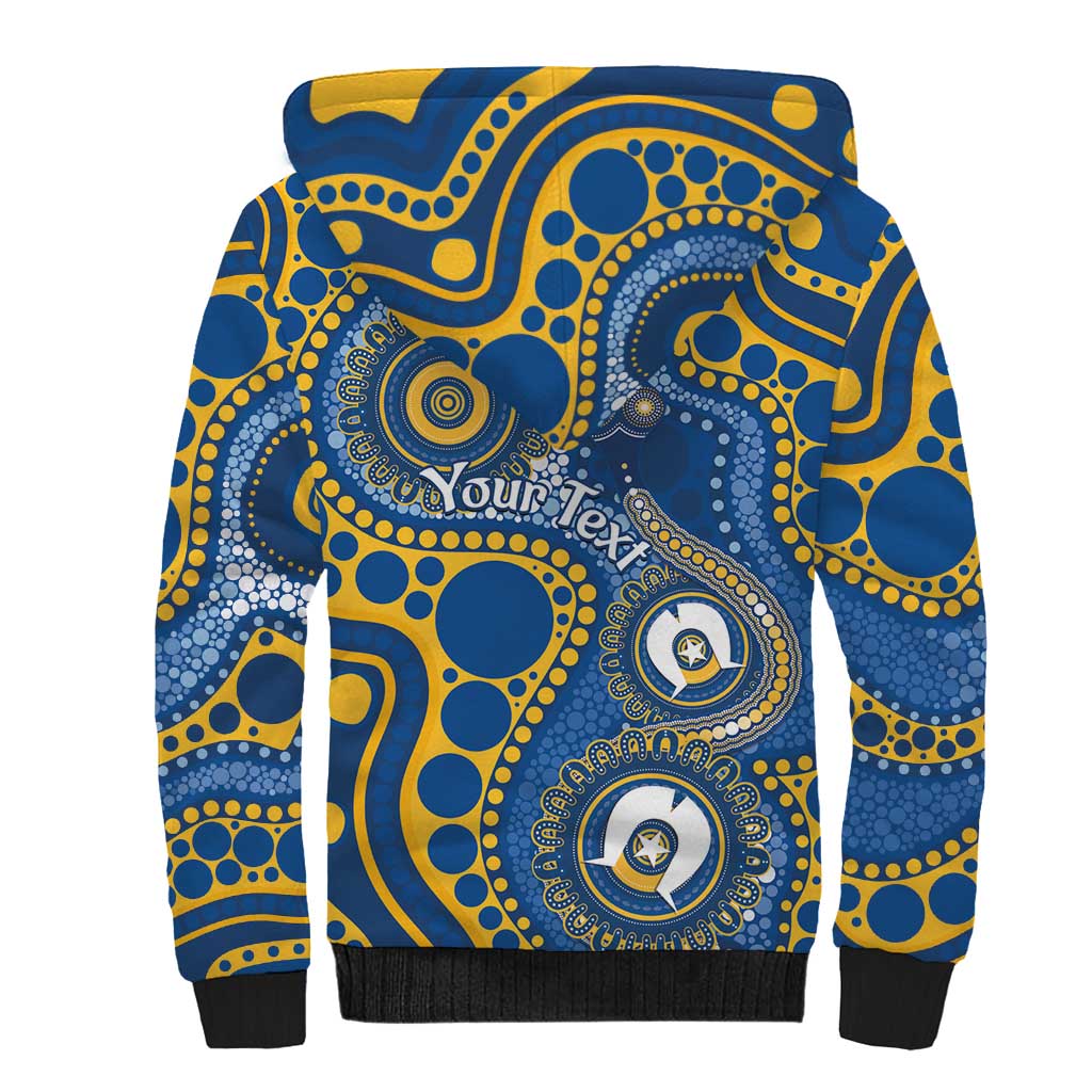 Eels NAIDOC Week 2026 Personalised Sherpa Hoodie 50 Years of Deadly Aboriginal Art