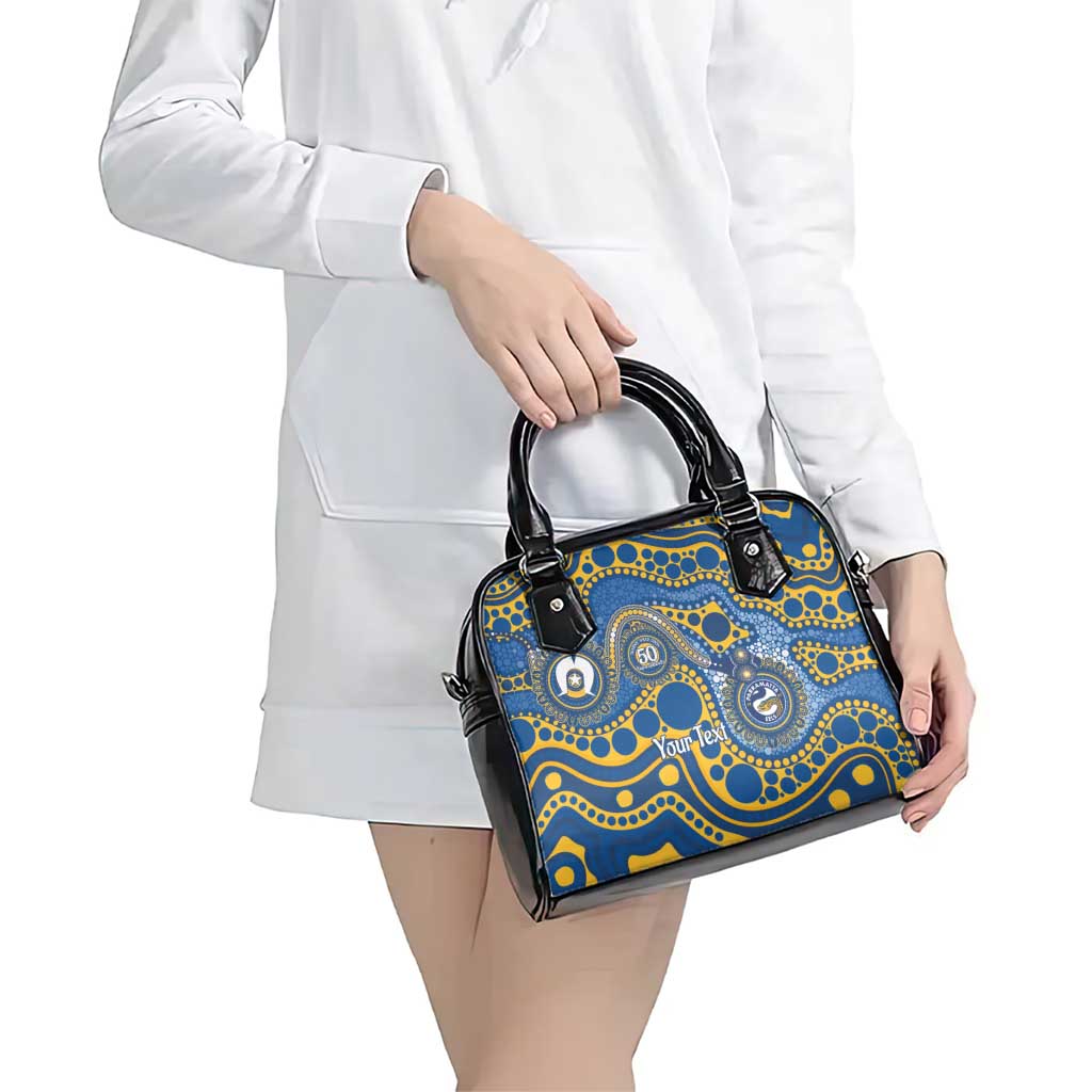 Eels NAIDOC Week 2026 Personalised Shoulder Handbag 50 Years of Deadly Aboriginal Art