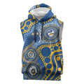 Eels NAIDOC Week 2026 Personalised Sleeveless Hoodie 50 Years of Deadly Aboriginal Art