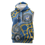 Eels NAIDOC Week 2026 Personalised Sleeveless Hoodie 50 Years of Deadly Aboriginal Art