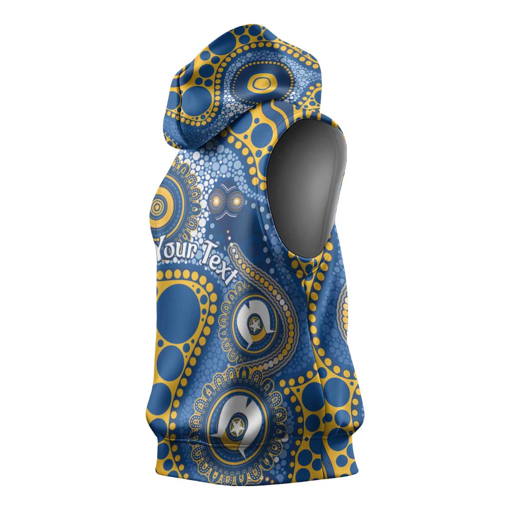 Eels NAIDOC Week 2026 Personalised Sleeveless Hoodie 50 Years of Deadly Aboriginal Art