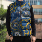 Eels NAIDOC Week 2026 Personalised Sleeveless Puffer Jacket 50 Years of Deadly Aboriginal Art
