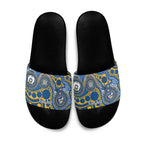 Eels NAIDOC Week 2026 Personalised Slide Sandals 50 Years of Deadly Aboriginal Art