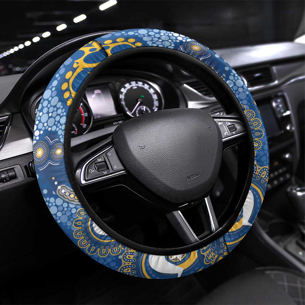 Eels NAIDOC Week 2026 Steering Wheel Cover 50 Years of Deadly Aboriginal Art