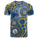 Eels NAIDOC Week 2026 Personalised T Shirt 50 Years of Deadly Aboriginal Art